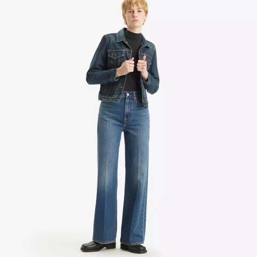Levi’s Ribcage Wide Leg Women’s Jeans in Polar Permiter 29 x 34